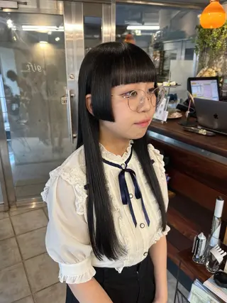 ロング 土屋かすみ✁︎. ꙳ 姫カットのヘアスタイル