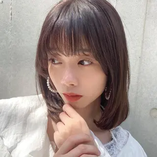 ミディアム カラー 🪭risa 暖色/レイヤー🪭のヘアスタイル