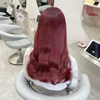 ロング カラー 新宿/韓国ヘア 中明度カラー/かやのヘアスタイル