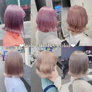 ショート カラー ヘアアレンジ メンズ キッズ お悩み解決美容師 💐AMIのヘアスタイル
