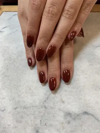 ネイル ネイルリボン 受付スタッフのネイルデザイン