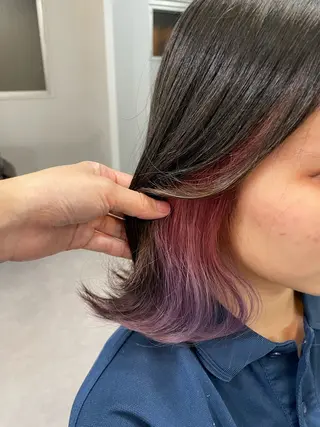 ミディアム カラー Cielro【 シェイロ 】所属・Cielro/ダブル カラー/西田咲希のヘアスタイル