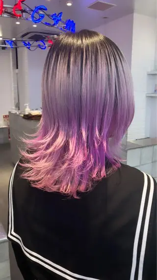 ショート カラー 🥣ミコト/ウルフ ハイトーン特化🥣のヘアスタイル