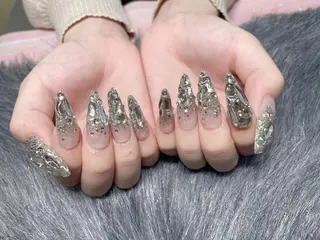 セミロング ネイル 《LB》ラブリエ Nail&eyeのマツエク・マツパデザイン