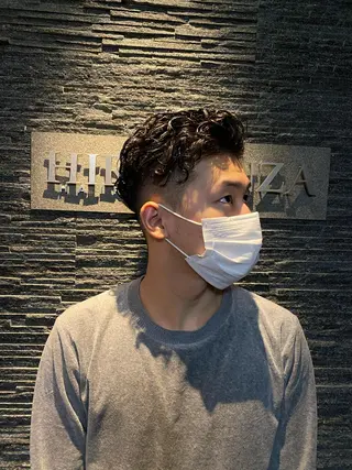 ショート パーマ メンズ 💈ヒロ銀座💈 ✨墓越聖菜✨のヘアスタイル