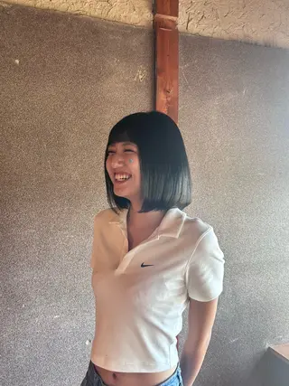 ミディアム はまかわ こころのヘアスタイル