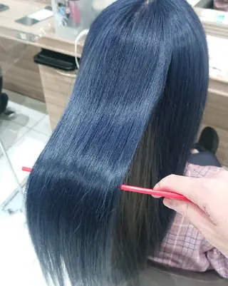 セミロング カラー あらげ 🌈推しカラー🌈ᵕのヘアスタイル