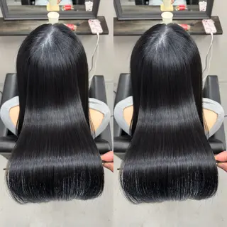 ロング XYZ所属・縮毛矯正/髪質改善 韓国風/MIKIYAのヘアスタイル