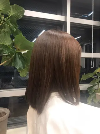 ミディアム パーマ 斉藤 未佳のヘアスタイル