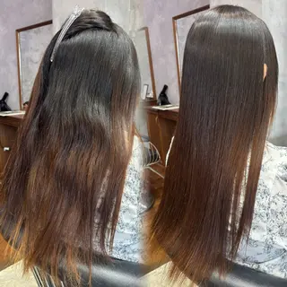 ロング 縮毛矯正/美髪カラー 松田空優哉のヘアスタイル