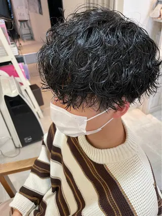メンズ 田中 元規のヘアスタイル