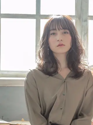 ロング カラー 髪質改善 川島　広大のヘアスタイル