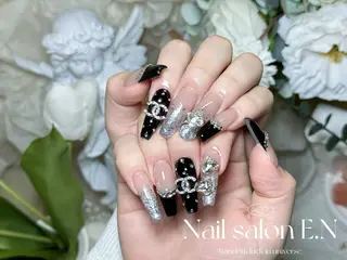 ネイル E.N🦋 長さ出し/持ち込みのネイルデザイン
