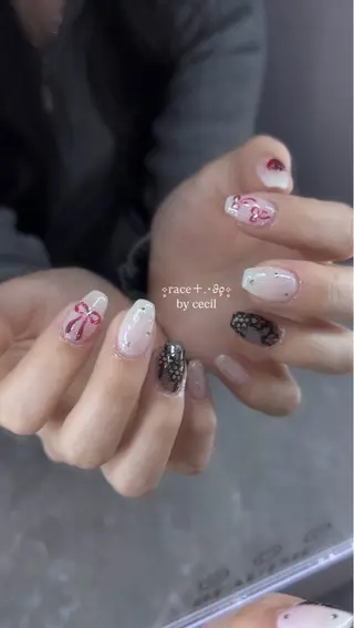 ネイル GRANDE大須 Cecil💜のネイルデザイン