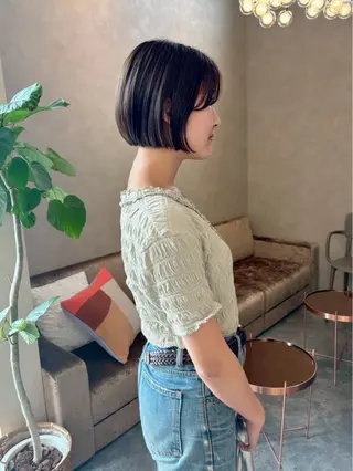 ショート 草野ゆずき⌇縮毛矯正 ⌇レイヤー⌇ボブ🕊のヘアスタイル