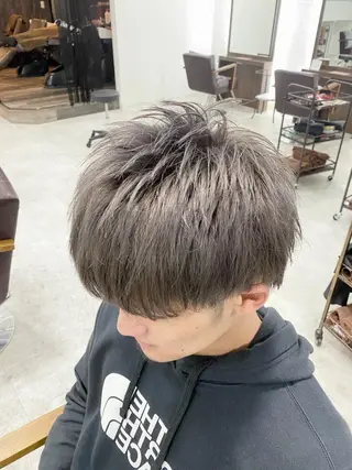 ショート カラー メンズ マンツーマン/透明感 foi hairのヘアスタイル