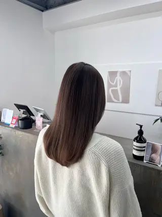 セミロング 前 侃太のヘアスタイル
