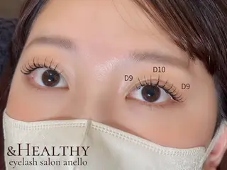 マツエク・マツパ Mina .anelloのマツエク・マツパデザイン