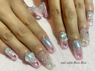 ロング ネイル ネイルスタジオ シェイクユアハンズのネイルデザイン