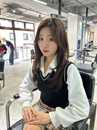 ロング 髪質改善大阪/ 酸性縮毛矯正/ゆうとのヘアスタイル