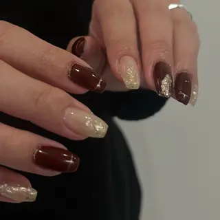 ネイル Ray. ちゅるん系ニュアンスのネイルデザイン