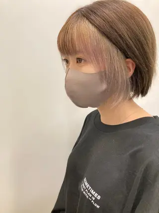 ショート カラー 新田龍之輔 →メンズ／派手髪のヘアスタイル