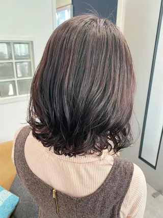 ミディアム パーマ JIL BLAN所属・JIL BLAN NAOのヘアスタイル