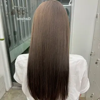 ロング カラー 色白に見える暗髪 梅田・増田のヘアスタイル