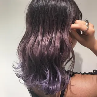 セミロング カラー ヘアアレンジ Zina渋谷エリア マネージャShionのヘアスタイル