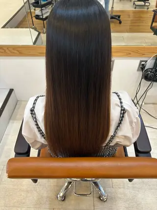 ロング 艶髪/透明感カラー /ナカノ タクミのヘアスタイル