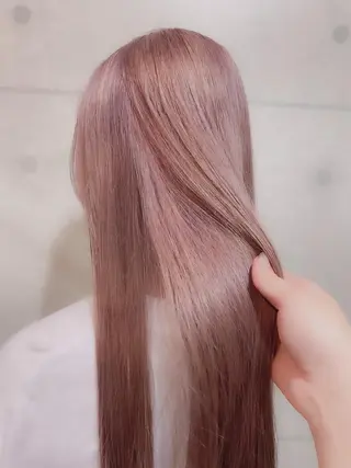 ロング カラー 髪質改善カラー🫧 舘田千乃のヘアスタイル