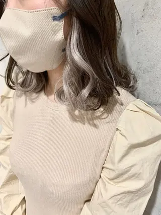 ミディアム エクステ KAZUMAのヘアスタイル
