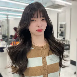 ロング MOE 福岡韓国ヘア✧︎のヘアスタイル