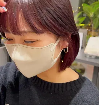 ショート i.osaka所属・たつ/レイヤーカット 顔周り/髪質改善のヘアスタイル