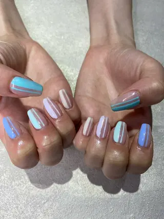 ネイル Amber21.所属・Nagahama Akariのネイルデザイン