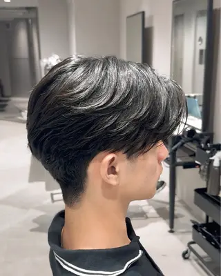 パーマ メンズ 曲がる縮毛/カルマパ ーマ/池袋/横村大全のヘアスタイル