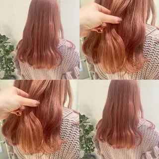 セミロング カラー カジュアルを女っぽく 𝗮𝘆𝗮𝗰𝗼のヘアスタイル