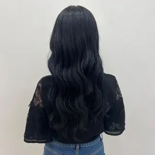 ロング カラー Shalu 相模大野店所属・💜にしむら みく💜のヘアスタイル