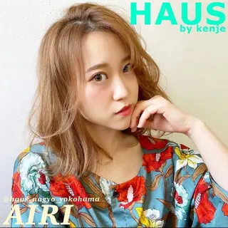 ミディアム カラー 🌺ウルフカット職人 新垣渚🐺のヘアスタイル