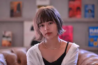 ショート カラー パーマ RUKA 美容院×ネイリストのヘアスタイル