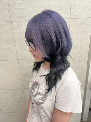 セミロング カラー E:terne大宮店 ディレクター豊島穂希のヘアスタイル