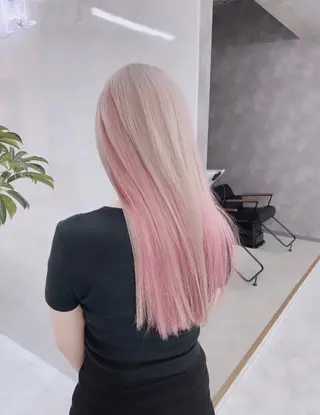 ロング カラー パーマ ヘアアレンジ メンズ SALOWIN所属・ハイトーン美容師 MASATOのヘアスタイル