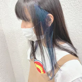 ロング カラー 🔥ブリーチカラー 槙川のヘアスタイル