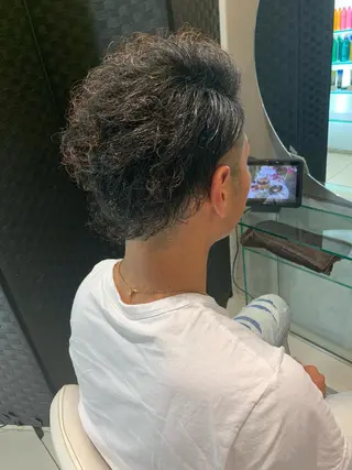 ミディアム ✨上村 潤平✨メンズヘア✨のヘアスタイル