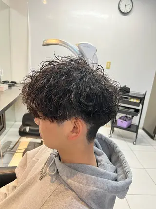 パーマ メンズ パーマ特化美容師 茂木広幸のヘアスタイル
