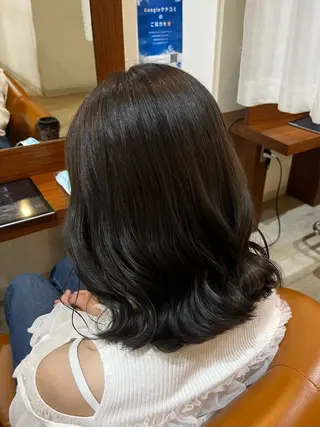 ミディアム カラー misaki/透明感 カラー/尼崎美容室のヘアスタイル