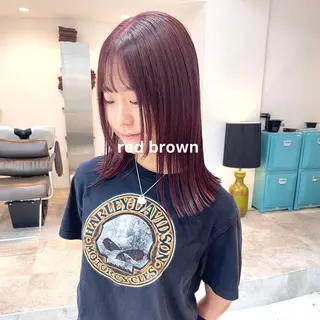 カラー 暖色カラー推し/ トヤエリコのヘアスタイル