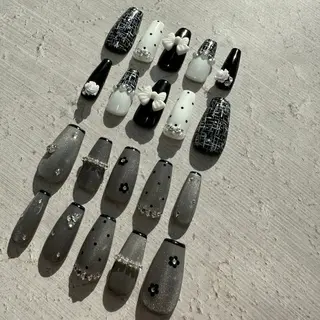 ネイル ⭐︎休業中の練習⭐︎ JNA認定講師髙橋のネイルデザイン