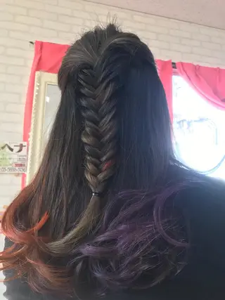 セミロング 松本 和人のヘアスタイル