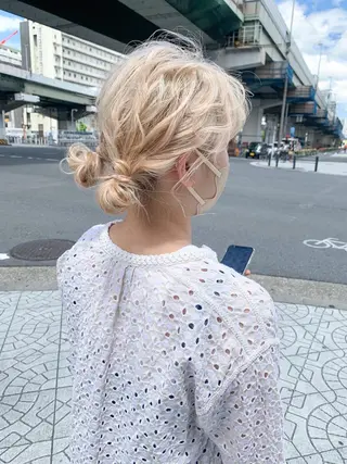 ミディアム ヘアアレンジ cirrus🕊 山縣あかりのヘアスタイル